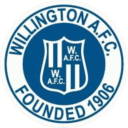 Willington A.F.C. logo showcasing the club's crest and founding year, ideal for highlighting local football history and team identity.