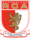 Bishop Auckland FC football team logo, featuring traditional crest with lion and club name, symbolising local football heritage and history in Bishop Auckland, UK.