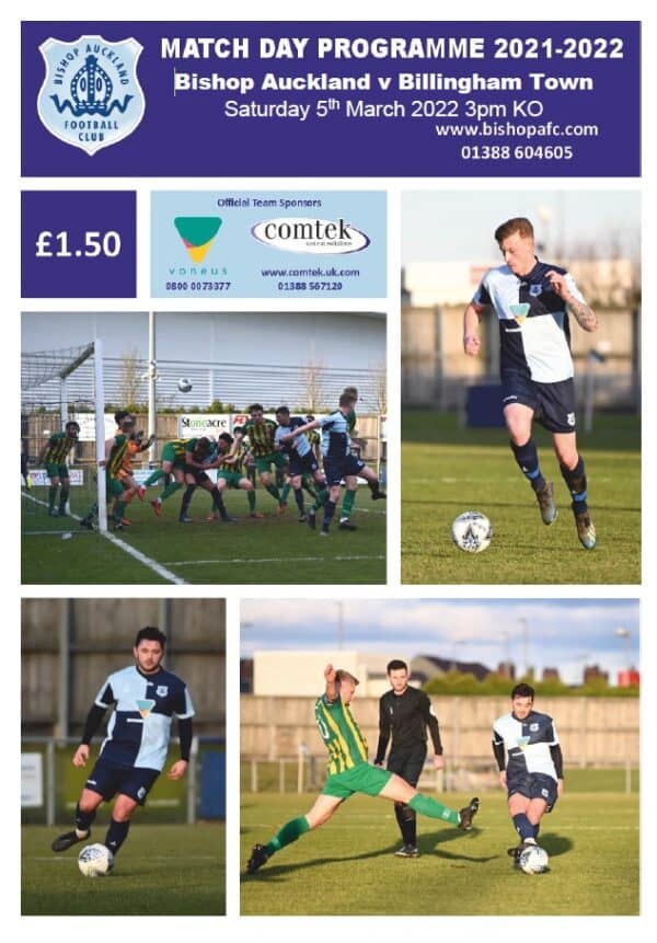 Bishop Auckland v Billingham Town 05-03-2022
