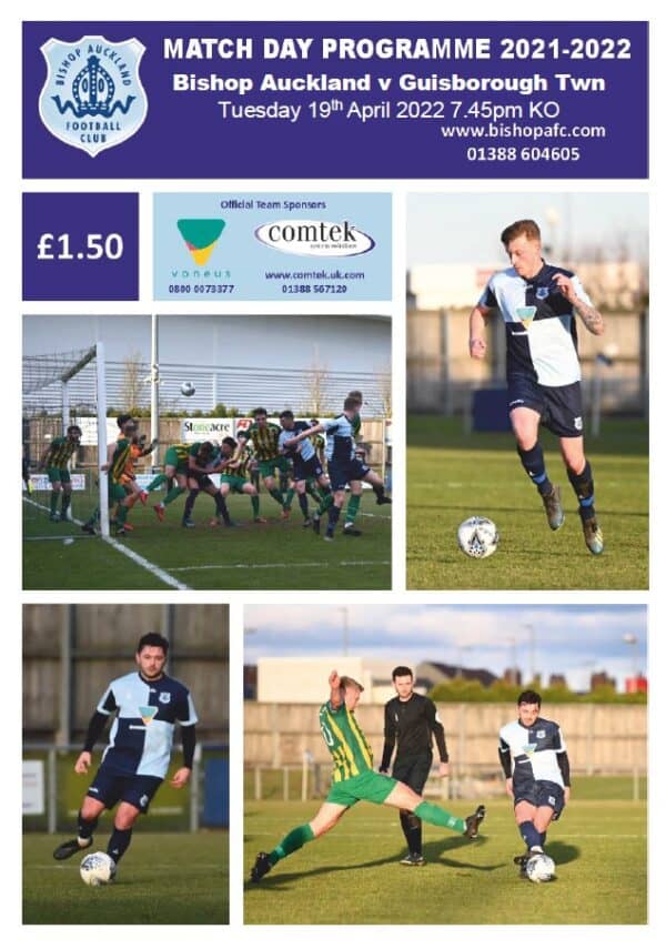 Bishop Auckland v Guisborough Town 19-04-2022