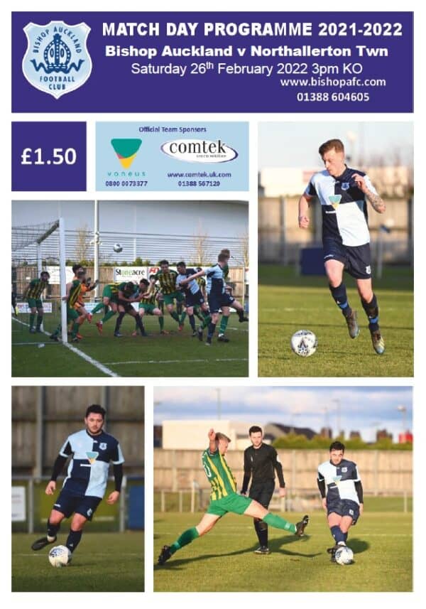 Bishop Auckland v Northallerton Town 26-02-2022