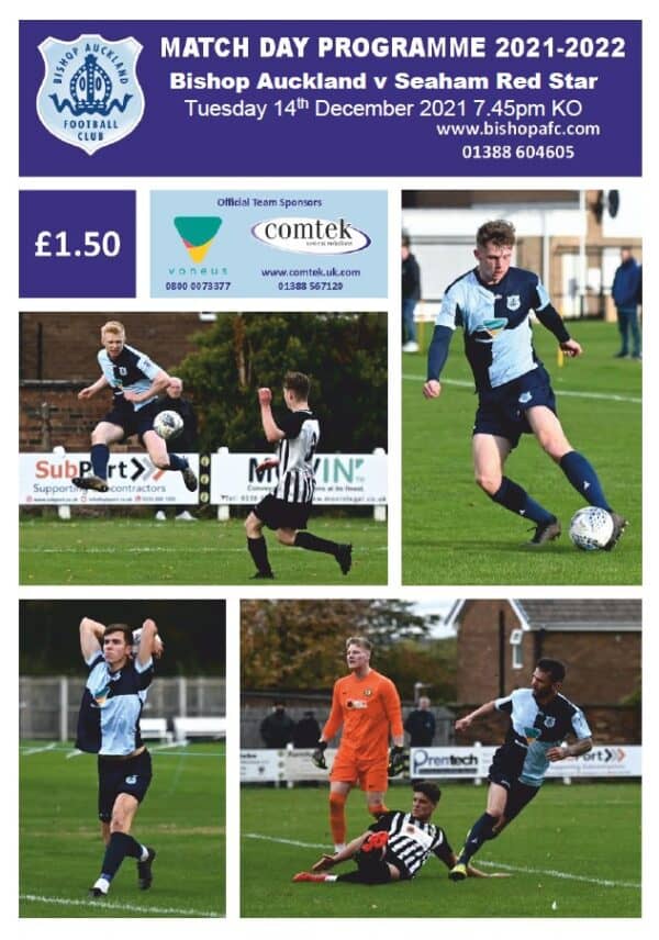 Bishop Auckland v Seaham Red Star 14-12-2021